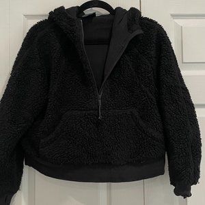 Lululemon Black Crop Sherpa